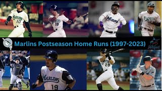 ⚾️ Florida/Miami Marlins Postseason Home Runs (1997-2020) ⚾️