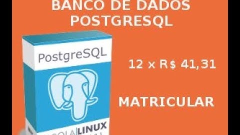 Curso de Bancos de Dados PostgreSQL
