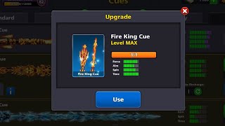 Fire King Cue Level Max Pool Pass Exclusive (2023). 8 Ball Pool