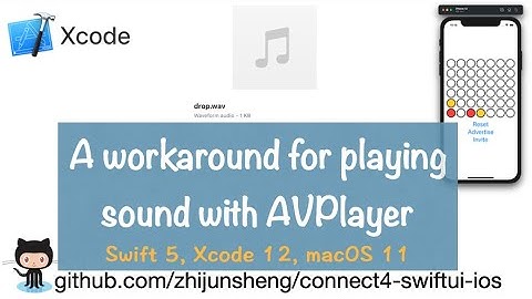 iOS SwiftUI 043: A workaround for playing sound with AVPlayer