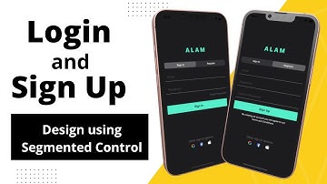 Log in and Sign Up Screen UI using Segmented Control in IOS Xcode - Xcode UIKit Tutorial
