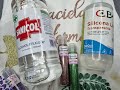 Alcohol, silicona,glitter, NUEVA pasta para TELA y 3 ideas MAS #diy #arte #manualidades