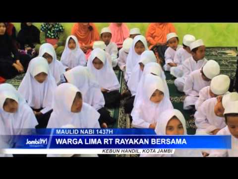 Warga Lima RT Rayakan Maulid Nabi 1437H Bersama