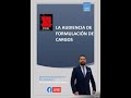 Audiencia de Formulación de Cargos. Prof. Vinicio Rosillo