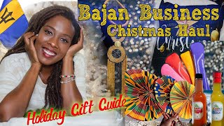 A Bajan Christmas, Holiday Gift List and Haul, Bajan Businesses