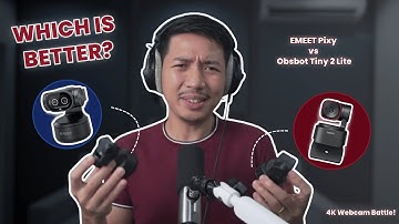 4K Webcam Battle! - EMEET PIXY vs Obsbot Tiny 2 Lite (HONEST REVIEW)