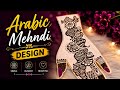 Easy Arabic mehndi/simple mehndi design for hand