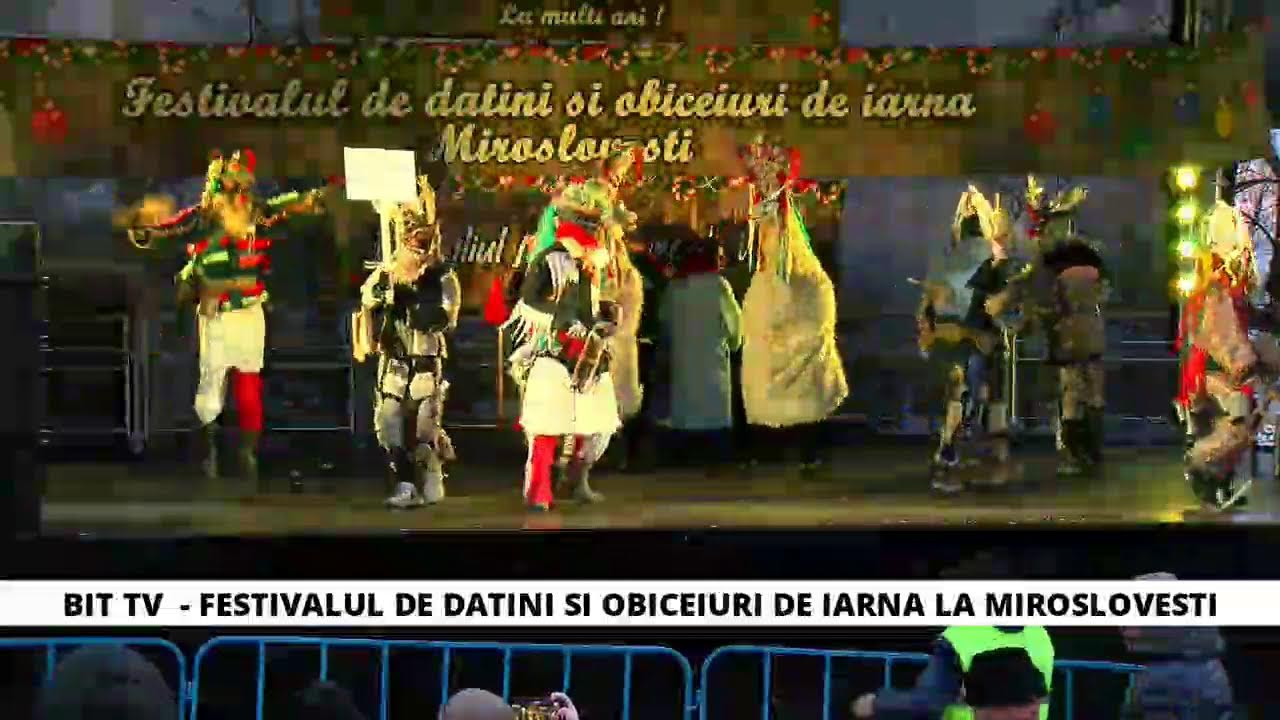 BIT TV LIVE - FESTIVALUL DE DATINI SI OBICEIURI DE IARNA MIROSLOVESTI