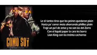 Pacho Ft Daddy Yankee & Bad Bunny - Como Soy ( LETRA )