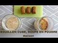 Des BOUILLONS CUBES maison, pratiques et sains!