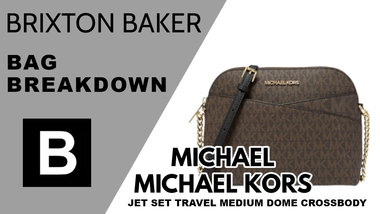 Michael Michael Kors Jet Set Travel Medium Logo Dome Crossbody 