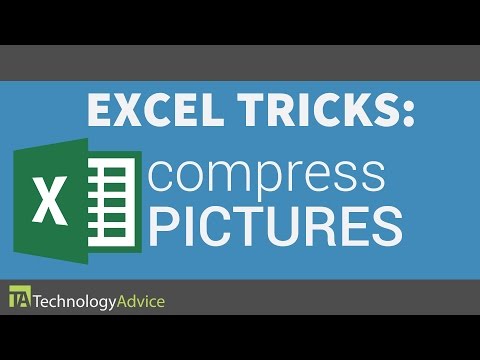 Excel Tricks - Compress Pictures in Excel