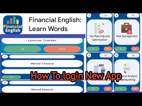 Financial English Learn Words How To Login Financial English Learn Words App