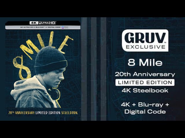 8 Mile Zavvi Exclusive Collectors Edition 4K Ultra HD Steelbook