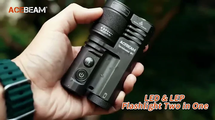Acebeam Terminator M1 Dual Head LEP Flashlight  New Release
