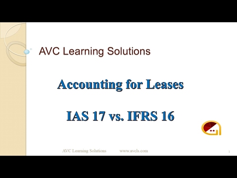 Video: Diferența Dintre IAS 17 și IFRS 16