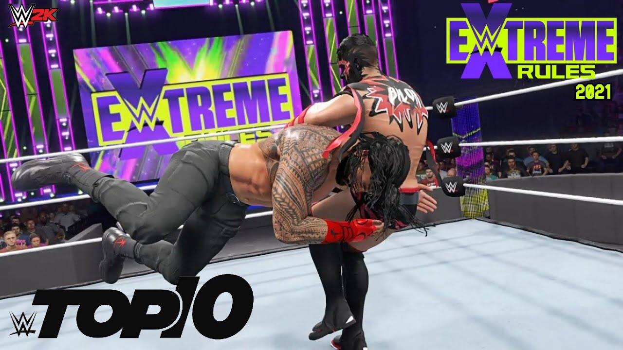 wwe-2k-top-10-extreme-rules-2021-moments-youtube