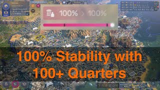 100% Stability in Cities with Hundreds of Quarters/ Districts in Humankind