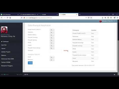 Tutorial Penginputan Data Tenaga Kesehatan di APLIKASI SISDMK (Kab.Mamuju Tengah)