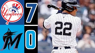 YANKEES VS MARLINS l Juan Soto Sacude Jonron l Resumen Del Juego l MLB