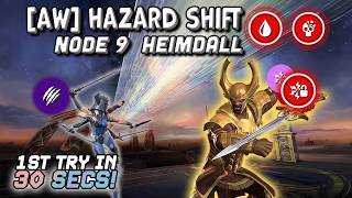 Mcoc Alliance War Node 9 Hazard Shift Heimdall vs Spiral - Power Efficiency, Stone (Tile 9 Heimdall)