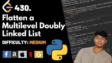 Flatten a Multilevel Doubly Linked List | Leet code 430 | Theory explained + Python code | July code