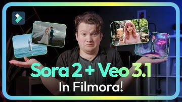 Sora 2 vs. VEO 3.1 in Filmora 15 | Real Tests: Ads, Results & Abstract Concepts
