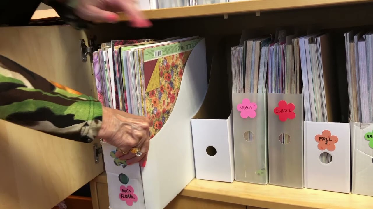 Scrapbook Room Organizing