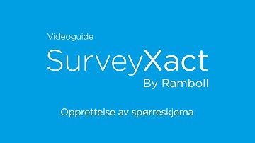3. Opprettelse av spørreskjema (Norge)
