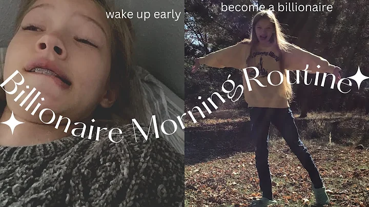 Trying the Billionaire Morning Routine