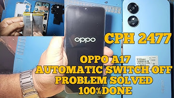 Oppo A17 Automatic Switch Off Problem Solved 100% done ! problem Fix - Data On / Open Youtube/ insta