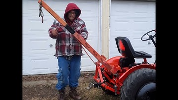 (Updated) POWER KING 1979:  BOOM, CRANE, HOIST, CHERRY PICKER, JIB, & GIN POLE; 3 point ATTACHMENT.