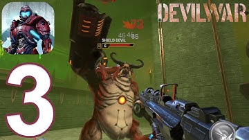 Devil War: 3D Shooting Game - Gameplay Walkthrough Part 3 - Devil Skull (iOS, Android)