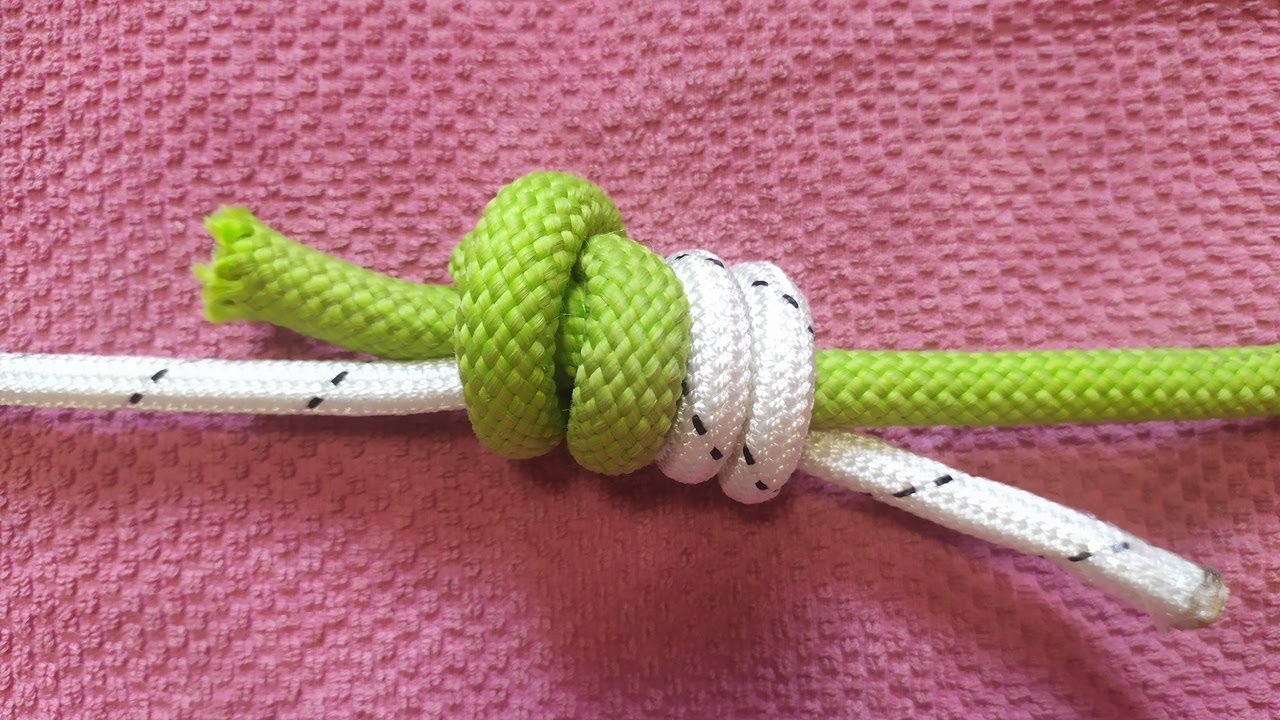 Как завязать красивый узел на конце веревки?