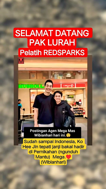 Sudah sampai Indonesia, Ko Hee Jin tepati janji bakal hadir di Pernikahan Mega #shorts #redsparks
