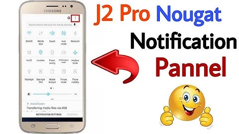 Nougat Notification Bar On Samsung Galaxy J2 6 & J2 Pro || Without Any app 😍😍