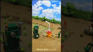 🚜 Mini Water Pump Irrigation Machine for Farm | Amazing DIY Farming Project | Moon Kids World