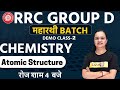 RRC GROUP D महारथी BATCH | DEMO CLASS-02 | chemistry| Shagun ma'am | Atomic Structure