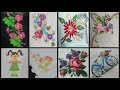 Gorgeous cross stitch patterns /countable embroidery #charsutikarhai/latest dosuti design ideas2026