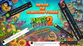 Plantas vs Zombies 2 Recopilación de retos de subscriptores Retos de PvZ #pvz2 @BreymorXplus