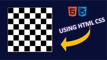 chessboard design using html css only