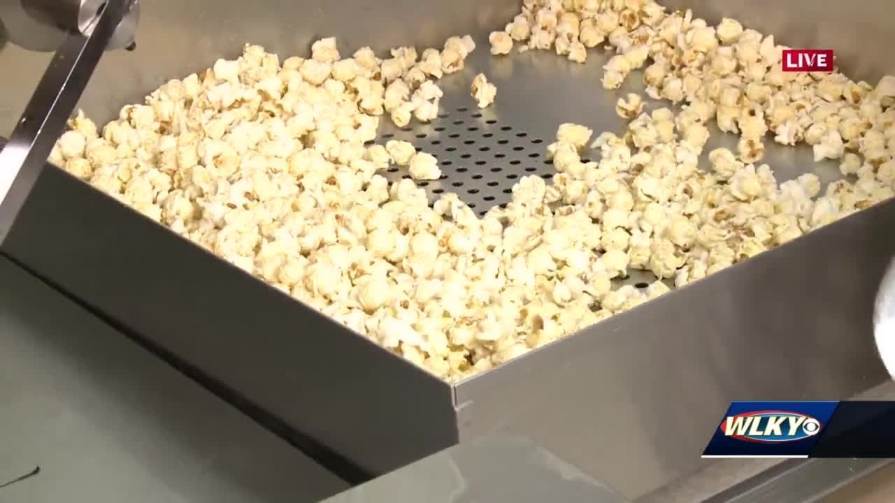 Louisville gourmet popcorn business filling orders on National Popcorn