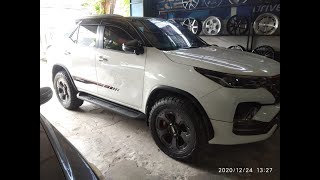 Modifikasi Toyota Fortuner TRD Pakai Velg desain original Myth03 Hsr Wheels Ring 20