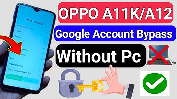 Oppo A11k Frp Bypass Without PC || Oppo A12 Google Account Bypass || Just 1 minutes 🚀🚀