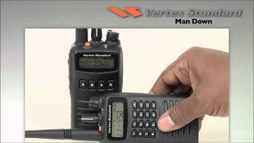 Vertex Standard Demo  Man Down Alert HTW