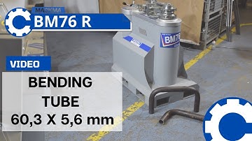 Mackma Machine: BM76R Bending Tube 60,3 x 5,6mm www.mackma.com