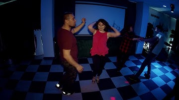 Party in White Rabbit. Igor Ryakin & Irina Artemchuk. Zouk improvisation.