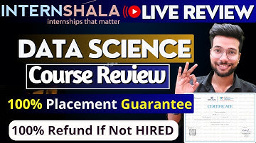 Data Science Course With Placement || Placement Guarantee Courses में Best || Full review