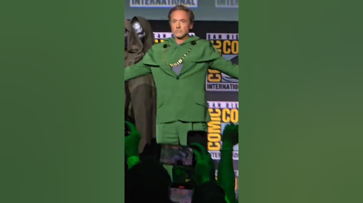 Robert Downey Jr. surprises Hall H to announce his return to the MCU as Doctor Doom