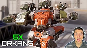 5x Orkan Rockets On NEW Hybrid Robot - Unstoppable Rocket Firepower | WR Frontiers